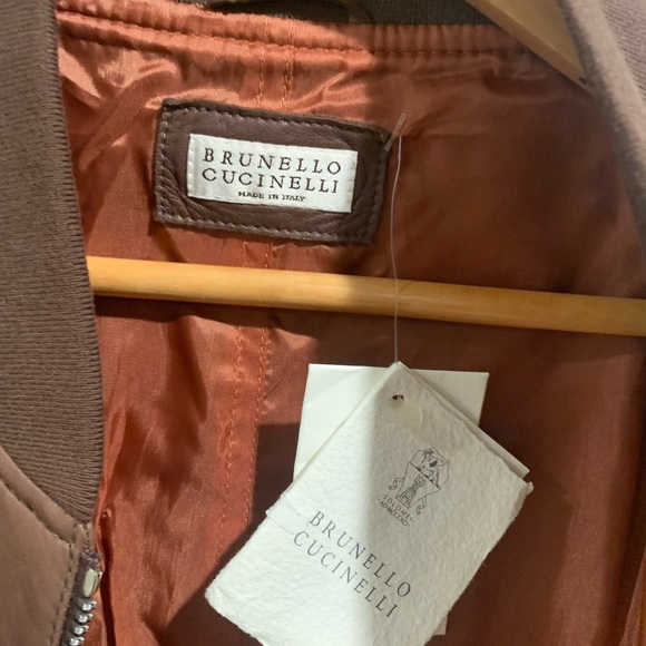 Brunello Cucinelli leather jacket size XXL - Picture 13 of 17